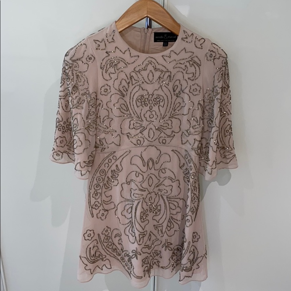 Needle and Thread beaded dress.